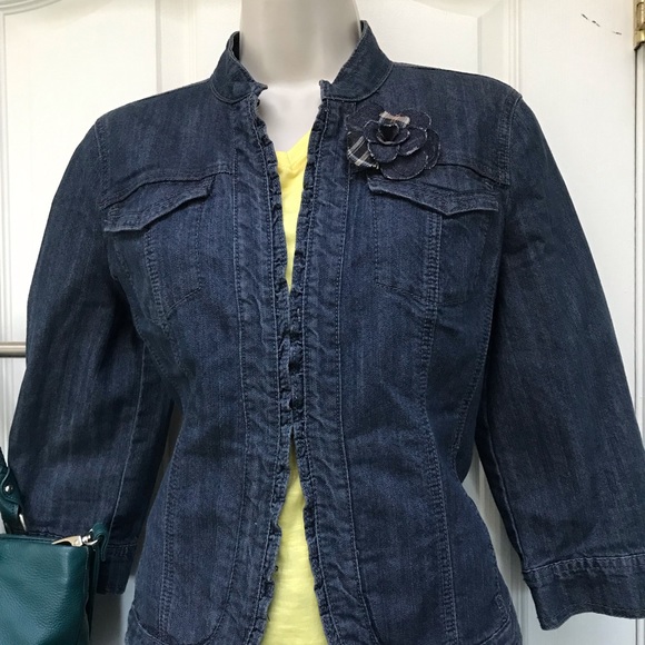 Feminine jean jacket - Picture 2 of 6